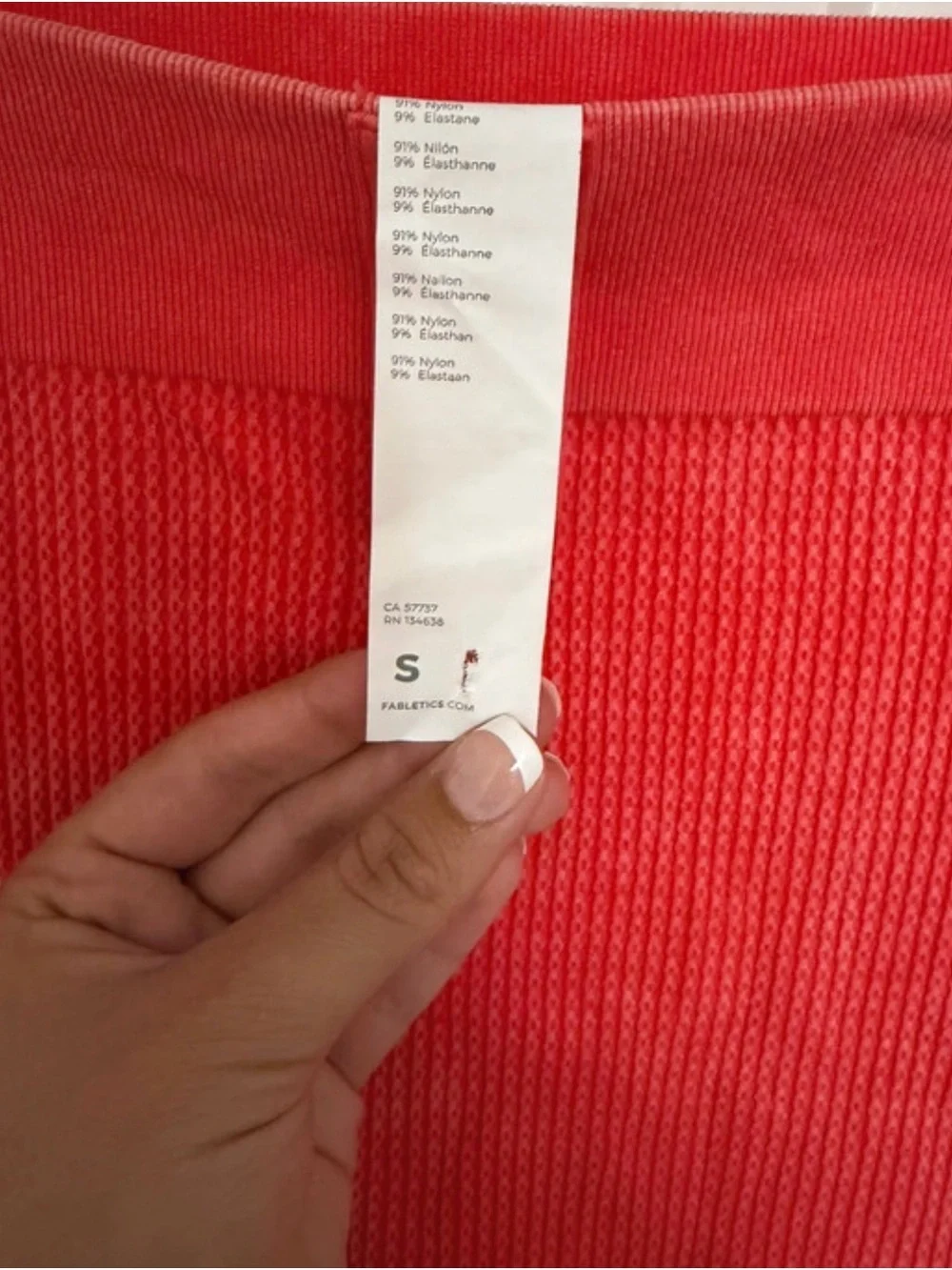 Fabletics Coral Ribbed Knit Set